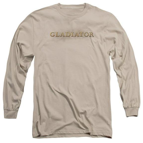 Gladiator Logo Long Sleeve Adult 18/1 T-Shirt Sand