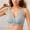 Grey, variant on Wireless Front Close Support Bras For Older Women Lift No Underwire Comfortable Seamless Padded Bra No Underwire Sports Brawls for Women Strapless Bra for plus Size Women Womens Bra Push up Womens