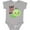 AC-Heather Grey, variant on Oma Loves Me Cute Turtle Boys or Girls Baby Bodysuit