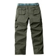 thumbnail image 3 of Styesk Men's Pants Men's Side Pockets Small Feet Tight Fitting Pants Full Length Pants, 3 of 8