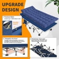 thumbnail image 2 of 79" L x 32" W x 18" H Oversize XXL Camping Cot with Comfortable Mattress for Adults Extra Wide Cots for Sleeping Folding Cot Camping Bed Heavy Duty with Carry Bag for Home Office Outdoor, 2 of 10