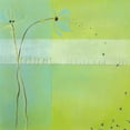 thumbnail image 2 of Vess, June Erica 15x15 Black Ornate Wood Framed with Double Matting Museum Art Print Titled - Blue Seedlings III, 2 of 4