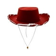 thumbnail image 4 of Nicky Bigs Novelties Child Western 1950's Style Kids Cowboy Ranch Hat, Red, One Size, 4 of 9
