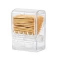 thumbnail image 2 of HaoXun Automatic Toothpick Dispenser - Clear Plastic Toothpick Holder with Large Capacity for Home Kitchen Restaurant Use, 2 of 8