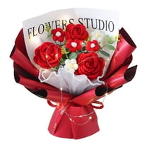 Fresh Flower Bouquet, Beautiful Mixed Flower Bouquet with Roses, Mothers Day Gift, Birthday Gift for Mom, Rose Sunflower Carnation Arrangement, Home Decorations