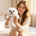 thumbnail image 5 of StlyGar 2026 Seal Plush 9" Weighted Stuffed Animals Soft Hugging Doll Relax Plush Toy For Nursery Room Ornament Pillow, 5 of 6