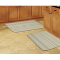 thumbnail image 2 of Garland Rug Carnival Stripe Assorted Earth Tones Accent Rug Set, 2 Piece Set (18"x28" Slice, 18"x28"), 2 of 5