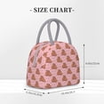 thumbnail image 2 of Disketp Heart Capybara Bolsa Térmica para Almuerzo, Lonchera con Abertura Amplia y Gran Capacidad, Organizador Reutilizable para Mujeres, Hombres y Adultos, 2 of 6