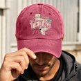 thumbnail image 2 of SHE'S FROM TEXAS I CAN TELL Baseball Cap Classic Adjustable Unisex Low Profile Curved Brim Hat for Men Women Daily Wear, 2 of 7