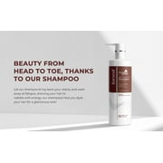 Karseell Argan Oil Shampoo Herbal Extract Moisturizing Deep Repair Smooth Shampoo for Dry and Damaged Hair 16.9oz 500ml