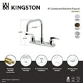 thumbnail image 7 of Kingston FB2145EFL Centurion Two-Handle 2-Hole 8" Centerset Kitchen Faucet in Oil Rubbed Bronze, 7 of 7