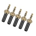 thumbnail image 3 of 5Pcs 3.5mm Plugs Metal Connector Mini 3.5mm Screw Lock Stereo Jack Plug with M6 Internal Thread, 3 of 4