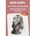 thumbnail image 4 of Living Nature Grey Sitting Lop Eared Rabbit, 4 of 6