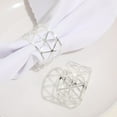 thumbnail image 2 of 6x Iron Napkin Rings Wedding Towel Holder Buckle Dinner Table Party Banquet, 2 of 9