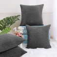 thumbnail image 5 of Unique Bargains 4-Pack Decoratiove Throw Cushion Pillow Covers Gray 20" x 20", 5 of 8