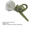 thumbnail image 7 of Eoperou Tulip Flower Hair Catch Clip Non-slip Alloy Hair Grip Elegant Hair Claw Women Girl Shark Clip Long Hair Gripper Fashion Hair Accessories, 7 of 7
