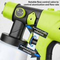 thumbnail image 2 of Cordless Paint Sprayer Replacement For Dewalt, Ryobi 20v Max Battery,handheld Electric Paint Spraye, 2 of 4