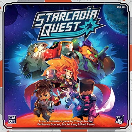 CMON Starcadia Quest Board Game | 2-4 Players | Science Fiction RPG Family Game