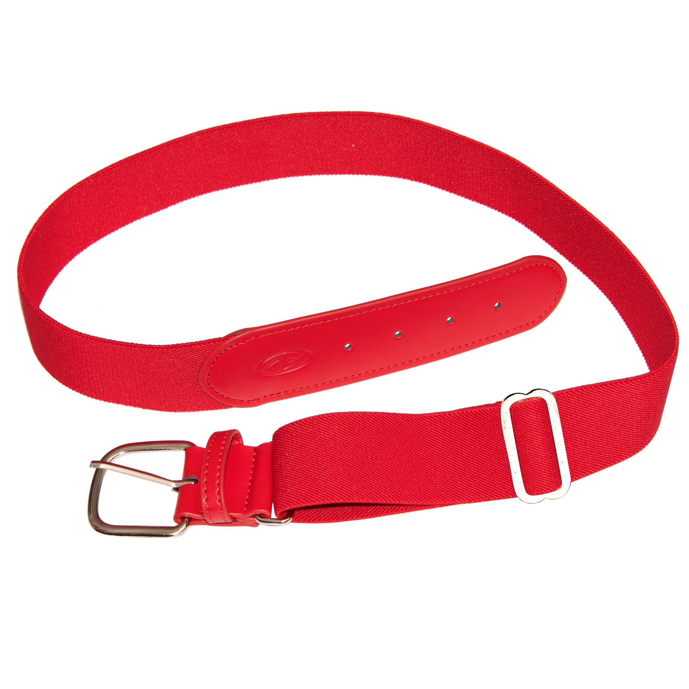 (12 pack) Athletic Works Adult Adjustable Baseball/Softball Belt, Red