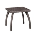 thumbnail image 3 of Mesa auxiliar Benzara Honi 48 cm de ratán marrón Iron, 3 of 5