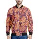 thumbnail image 3 of Chaqueta con estampado 3D de mandala bohemio para hombre, sudadera con estampado floral de primavera y otoño, abrigos de manga larga con cremallera y estilo aviador, 3 of 5