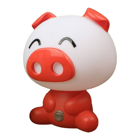 

Hloma Cartoon Pig Animal Children Bedroom LED Night Light Desk Lamp Kids Gift Decor