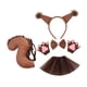 thumbnail image 4 of Kit de disfraz de cola de animal, falda de cosplay, diadema para cumpleaños, fiestas, carnaval café, 4 of 9