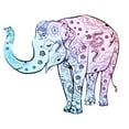 thumbnail image 3 of CafePress - Cute Painted Elephant - Women's Dark Pajamas, 3 of 4