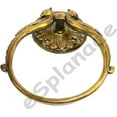 thumbnail image 6 of eSplanade Peacock Design Towel Holder | Towel Ring Hanger for Bathroom | Bathroom Accessories - Brass - 7.5" Inches, 6 of 7