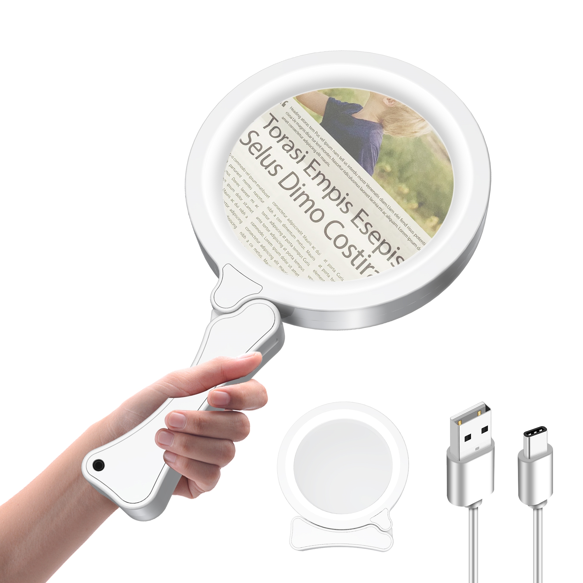 2.2X Magnifying Glass