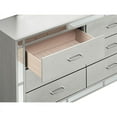 thumbnail image 5 of Glory Furniture 6 Drawer Dresser Silver Champagne, 5 of 8