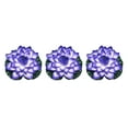 thumbnail image 2 of Redempat 1/2/3/5 EVA Artificial Lotus Solid Color Decorative Vivid Lifelike Simulation Park Pond Landscaping Fake Water Flower Blue 3PCS, 2 of 6