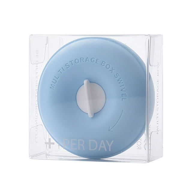 Chmadoxn Malles de Rangement, Organisateurs de Garde-Robe et Rangement, Boîte de Médicaments Mini Portable à 4 Cellules, Boîte de Rangement de Médicaments pour une Semaine Boîte de Rangement Divisée à Cellules Voyage Voyage Boîte de Médicaments Boîtes de Rangement