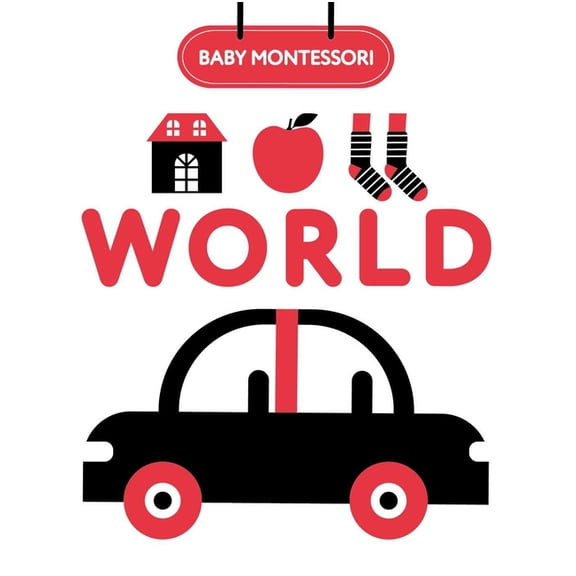 High Contrast Chunky Books Baby Montessori World, Book 2, (Board Book)