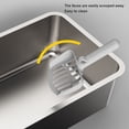 thumbnail image 3 of Extra Large Stainless Steel Litter Box, Splash Proof and Stick Proof Easy to Clean Cat Litter Pan for Small Medium Large Cats, 3 of 7