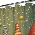 thumbnail image 3 of Winter Funny Bath Curtain Snowflake Christmas Rustic Farmhouse Shower Curtains Hotel Luxury Style Bathroom Curtains for Dorm Bathroom Decor Christmas, 3 of 5