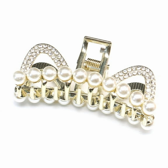 QinGoo Medium Metal Hair Claw Clip for Women bijou Hair Accessory 1 Count, 3 Inch