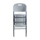 thumbnail image 4 of Silla Plegable Loomber  Blanca Verona - Set de 4 piezas, 4 of 8