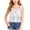 White, variant on Eltusu Girls Tank Tops, Crewneck Fashion Summer Holiday Sleeveless Shirts White Size 10-12 T