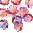 thumbnail image 1 of Transparent Glass Beads Flower Orchid 11~12x7.5~8mm Hole: 1.4mm, 1 of 6