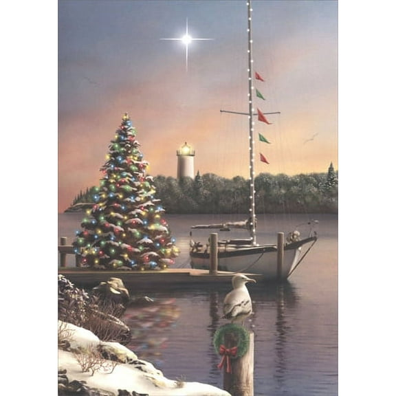 LPG Greetings Starlight Box of 18 Alan Giana Christmas Cards