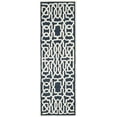 thumbnail image 2 of SAFAVIEH Cambridge Norbert Geometric Wool Runner Rug, Navy/Ivory, 2'6" x 8', 2 of 7