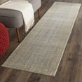 thumbnail image 4 of SAFAVIEH Valencia Julian Overdyed Polyester Runner Rug, Grey/Gold, 2'3" x 6', 4 of 11