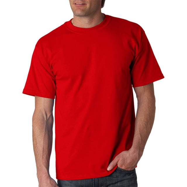 Gildan-20 00-T-Shirt Unisexe en Ultra Coton®, Rouge, Lot de 1