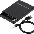 thumbnail image 6 of External Hard Drive Enclosure IDE High Speed 2.5 Inch USB 2.0 Tool Free Case (Black), 6 of 8