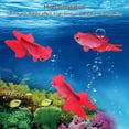 thumbnail image 6 of Realistic Artificial Red Goldfish Aquarium Floating Decor Soft Silicone Fish Tank Ornament, 6 of 9