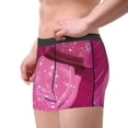 thumbnail image 2 of Kdxio Men's Boxer Briefs with Sparkling Pink Toilet Print - Comfortable and Breathable Underwear for Everyday Wear, 2 of 5