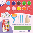 thumbnail image 4 of Flower Craft Kit for Kid Crafts and Art Set, Fun DIY Kit Kids Mothers Day Favors Vase and Button Flowers Crafts, 4 of 6