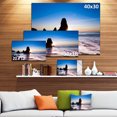 thumbnail image 3 of Coucher de Soleil au Rodéo Plage Panorama - Tableau sur Toile Bord de Mer, 3 of 4