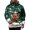 Dark Green, variant on Winter Graphic Hooded Sweatshirt For Holiday Season Comfort And Style